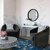 Flapper Swivel Chair, Black-Furniture - Chairs-High Fashion Home