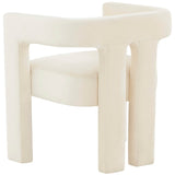 Sloane Velvet Chair, Cream-Furniture - Chairs-High Fashion Home