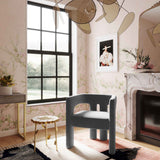 Sloane Velvet Chair, Dark Grey-Furniture - Chairs-High Fashion Home