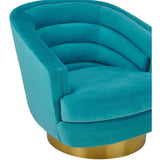 Canyon Swivel Chair, Blue - Furniture - Chairs - High Fashion Home