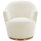 Skyla Boucle Swivel Chair-Furniture - Chairs-High Fashion Home