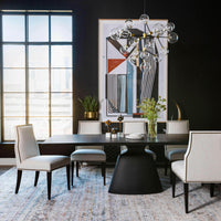 Taji Dining Table, Onyx - Modern Furniture - Dining Table - High Fashion Home