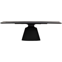Taji Rectangular Dining Table, Black-Furniture - Dining-High Fashion Home