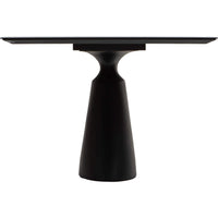 Taji Rectangular Dining Table, Black-Furniture - Dining-High Fashion Home