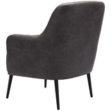 Tasmania Accent Chair, Vintage Black-Furniture - Chairs-High Fashion Home