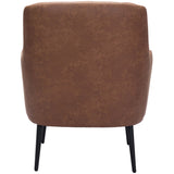 Tasmania Accent Chair, Vintage Brown-Furniture - Chairs-High Fashion Home