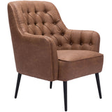 Tasmania Accent Chair, Vintage Brown-Furniture - Chairs-High Fashion Home