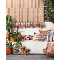 Loloi Terracotta Face Pillow, Multi-Accessories-High Fashion Home