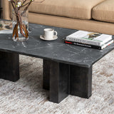 Terrell Coffee Table, Black Marble by Four Hands