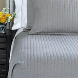 Tessa Quilted Coverlet, Grey-Accessories-High Fashion Home