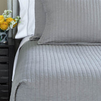 Tessa Quilted Coverlet, Grey-Accessories-High Fashion Home