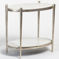 Theo End Table, Cloud-Furniture - Accent Tables-High Fashion Home