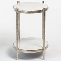 Theo End Table, Cloud-Furniture - Accent Tables-High Fashion Home