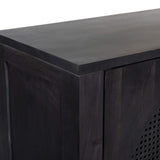 Tilda 4 Door Sideboard, Black Wash by Four Hands