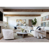 Toli Coffee Table, Italian White/Rustic Grey by Four Hands