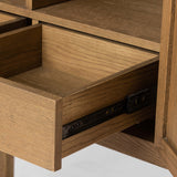 Tolle Bar Cabinet, Drifted Oak-Furniture - Storage-High Fashion Home
