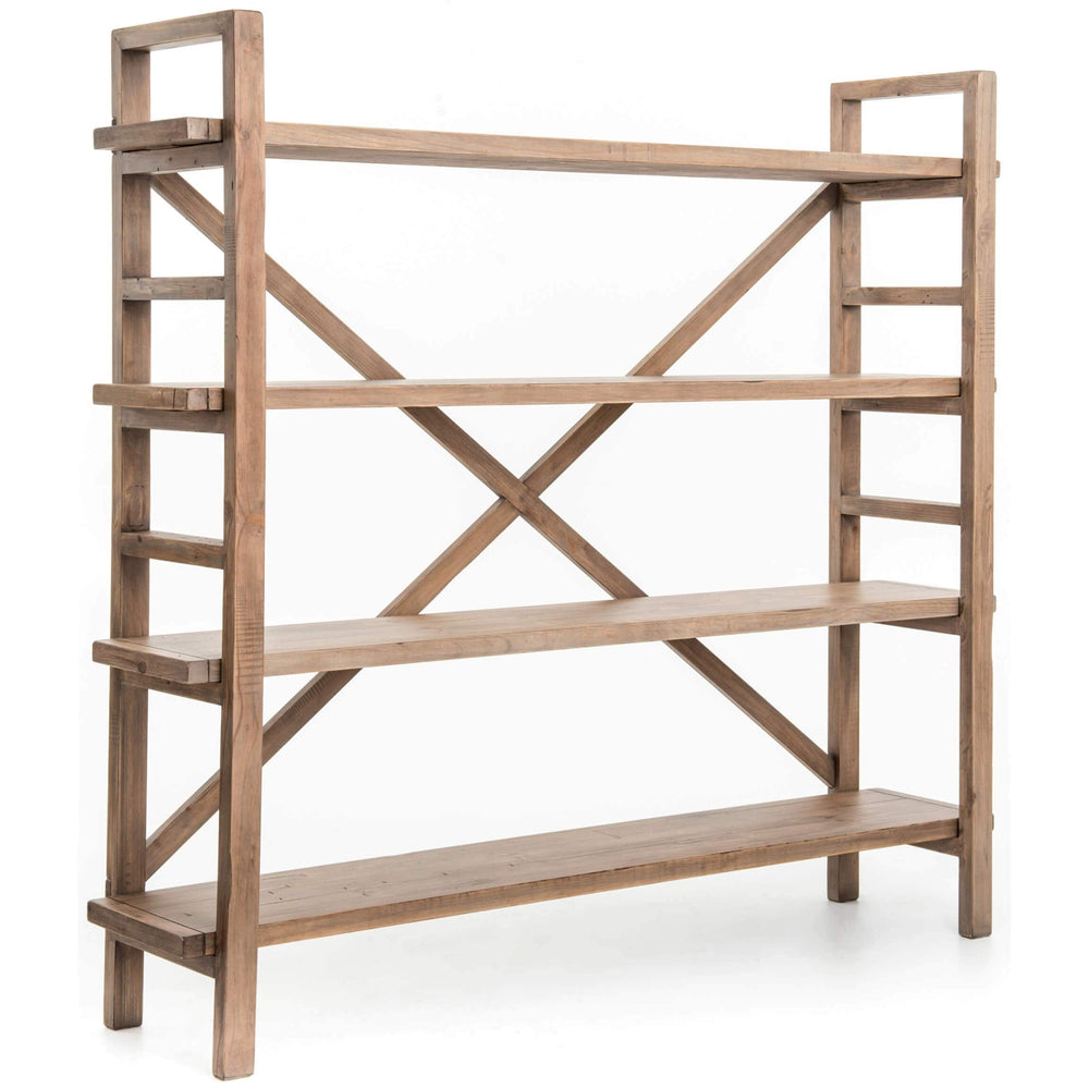 Toscana Large Bookshelf, Sundried Wheat - Furniture - Office - High Fashion Home