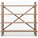 Toscana Large Bookshelf, Sundried Wheat - Furniture - Office - High Fashion Home