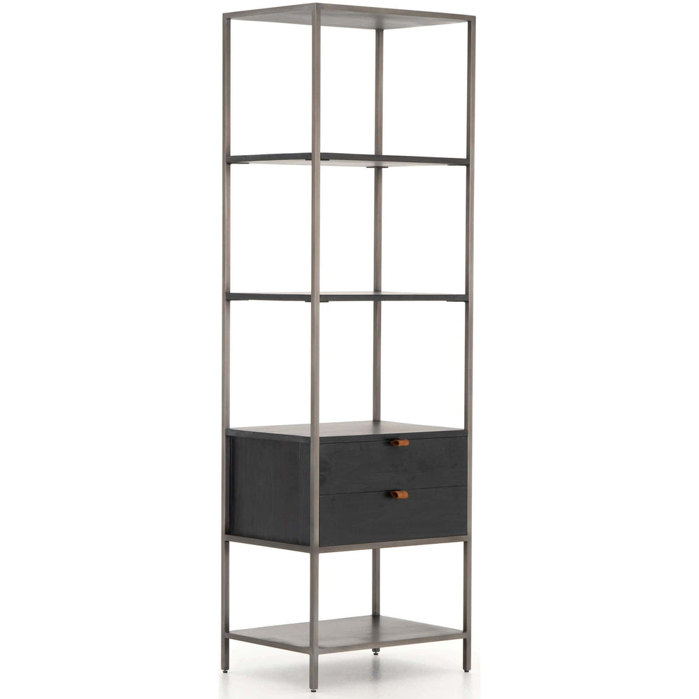 Trey Bookshelf, Black Poplar - Furniture - Storage - High Fashion Home