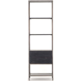 Trey Bookshelf, Black Poplar - Furniture - Storage - High Fashion Home