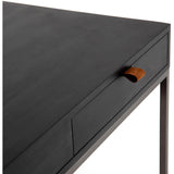 Trey Modular Writing Desk, Black Poplar - Furniture - Office - High Fashion Home