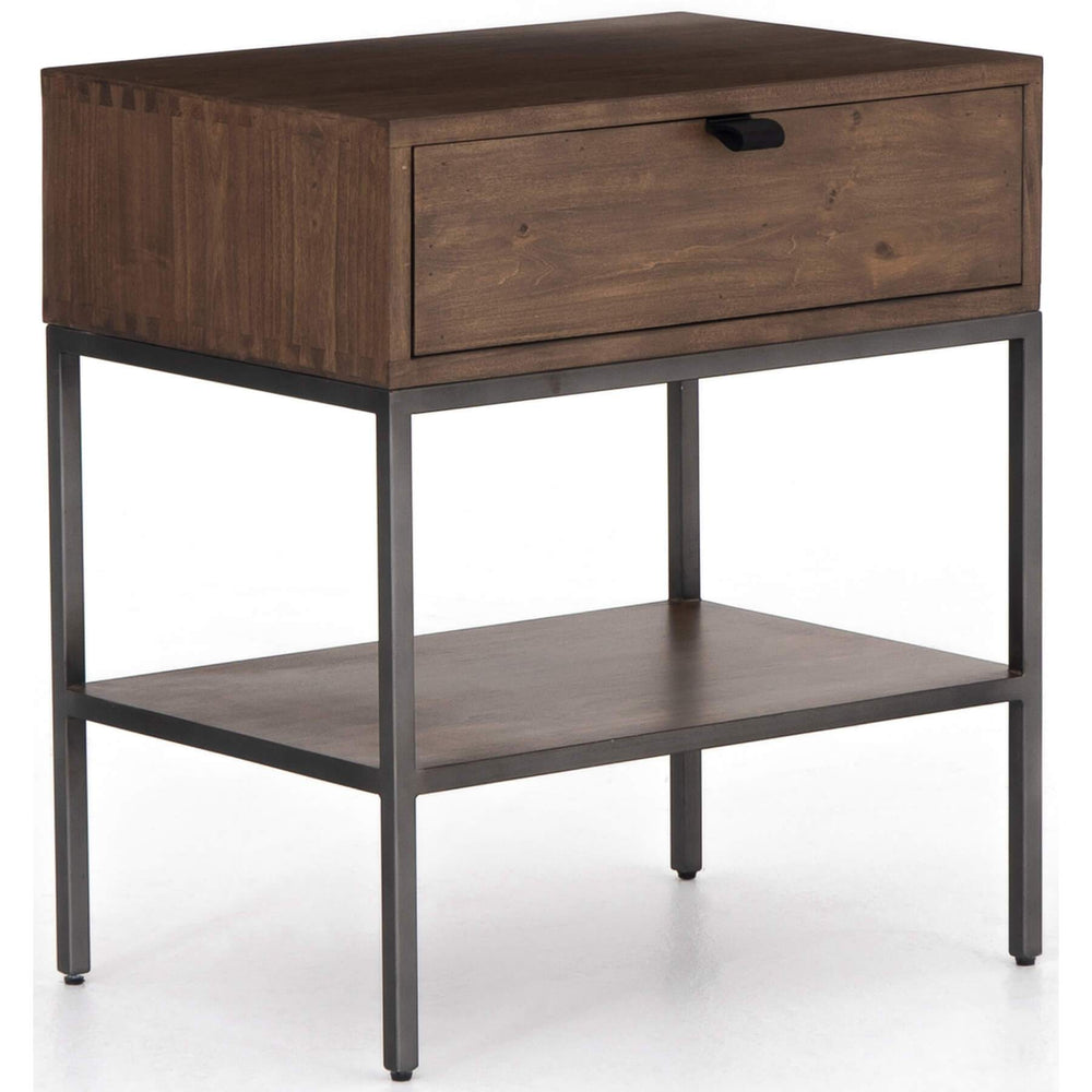 Trey Nightstand, Auburn Poplar - Furniture - Bedroom - High Fashion Home
