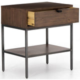 Trey Nightstand, Auburn Poplar - Furniture - Bedroom - High Fashion Home
