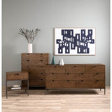 Trey Nightstand, Auburn Poplar - Furniture - Bedroom - High Fashion Home