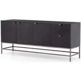 Trey Sideboard, Black - Furniture - Storage - High Fashion Home