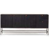Trey Sideboard, Black - Furniture - Storage - High Fashion Home