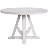 Wright Round Dining Table, Picket Fence-Furniture - Dining-High Fashion Home