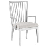 Bowen Arm Chair, Dove Wing/Picket Fence-Furniture - Chairs-High Fashion Home