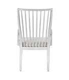 Bowen Arm Chair, Dove Wing/Picket Fence-Furniture - Chairs-High Fashion Home