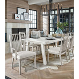 Bowen Arm Chair, Dove Wing/Weathered Gray-Furniture - Chairs-High Fashion Home