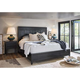 Haines Bed, Charcoal-Furniture - Bedroom-High Fashion Home