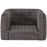 Montauk Outdoor Swivel Chair, Tawny-Furniture - Chairs-High Fashion Home