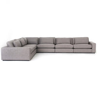 Bloor 6 Piece Sectional, Chess Pewter-Furniture - Sofas-High Fashion Home