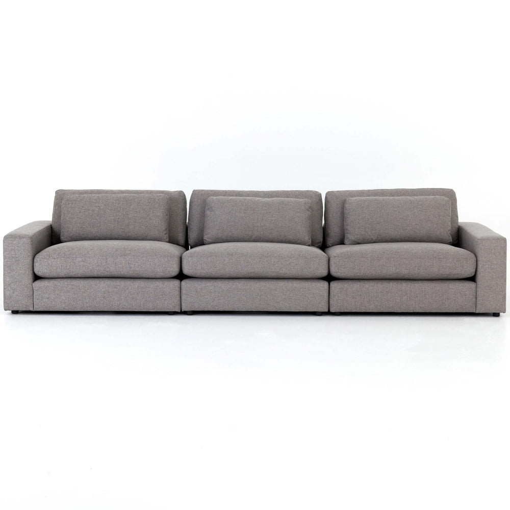 Bloor 3 Piece Sofa, Chess Pewter-Furniture - Sofas-High Fashion Home