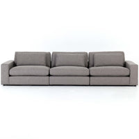 Bloor 3 Piece Sofa, Chess Pewter-Furniture - Sofas-High Fashion Home
