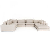 Bloor 7 Piece Sectional w/ Ottoman, Essence Natural-Furniture - Sofas-High Fashion Home