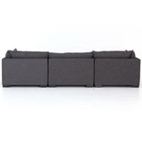 Westwood 3 Piece 117" Sectional, Bennett Charcoal-Furniture - Sofas-High Fashion Home