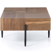 Indra Rectangular Coffee Table, Natural Yukas-High Fashion Home