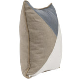Reframe Pillow, Sea Fog Blue/Natural-High Fashion Home