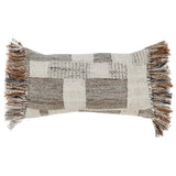 Farah Lumbar Pillow, Natural/Ivory-Accessories-High Fashion Home
