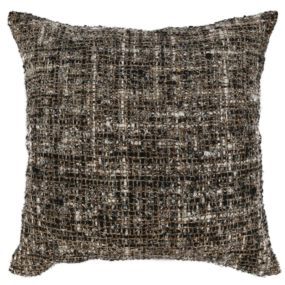 Porter Pillow, Black/Ivory-Accessories-High Fashion Home
