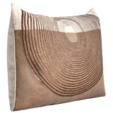 Granville Lumbar Pillow, Sandstorm Taupe/Gold-Accessories-High Fashion Home