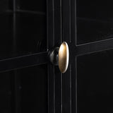 Belmont Metal Cabinet, Black by Four Hands