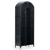 Belmont Metal Cabinet, Black by Four Hands