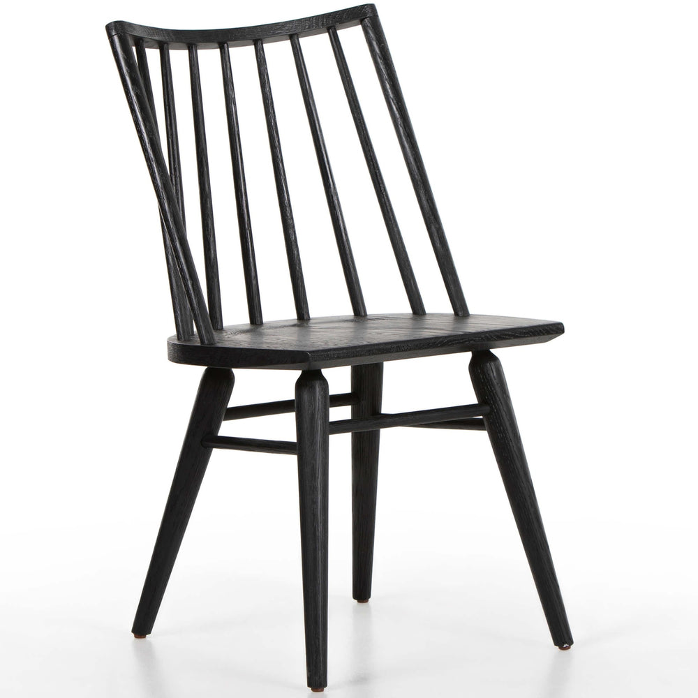 Lewis Windsor Dining Chair, Black Oak, Set of 2-Furniture - Dining-High Fashion Home