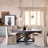 Cintra Extenstion Dining Table, Black Olive 63" to 79"-High Fashion Home